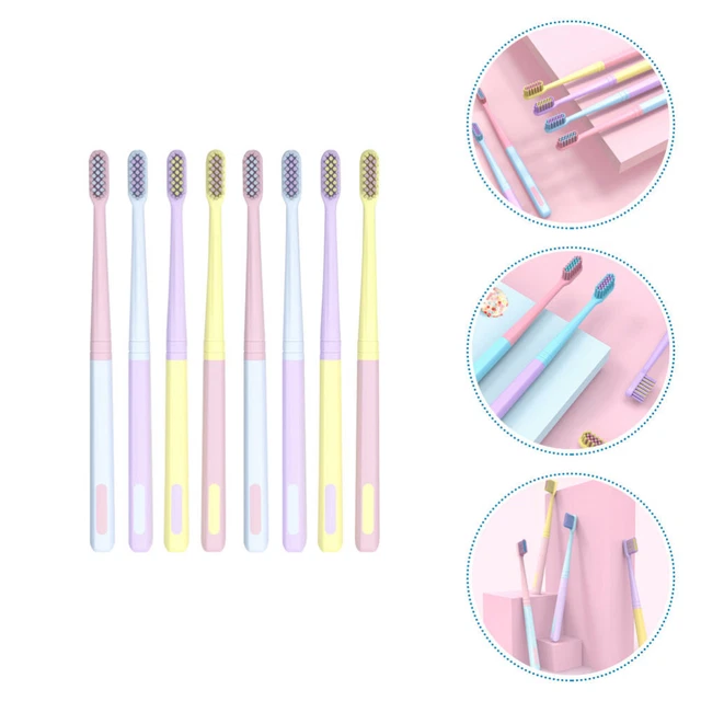 8 PCS Wandern Zahnbürste Macaron-Zahnbürste Haushaltsgeräte Japanisch