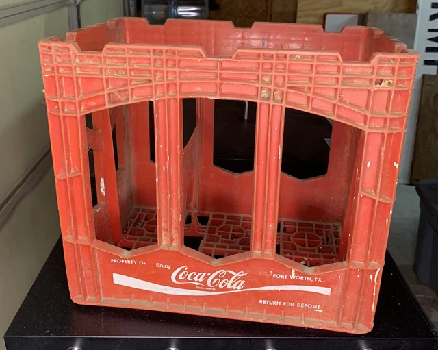 Vintage Plastic Coke Crate