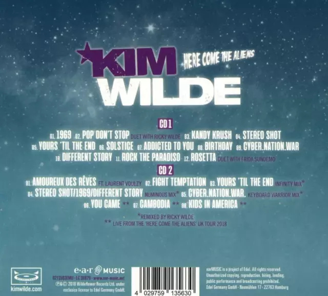 Kim Wilde - Here Come The Aliens (Deluxe Edition)  2 Cd Neuf 2