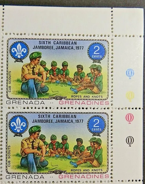 GRENADINES OF GRENADA 1977 SG245 2c. CARIBBEAN SCOUT JAMBOREE, JAMAICA  -  MNH