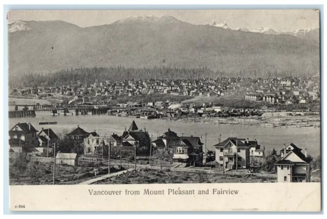 Vancouver Mount Pleasant Fairview Vancouver British Columbia Canada Postcard