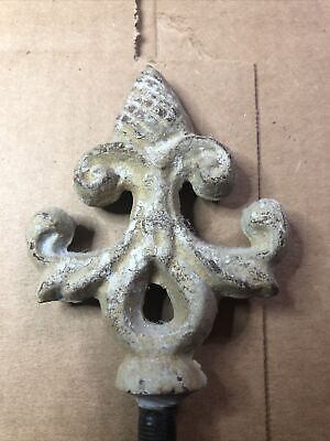 ANTIQUE ORNATE VICTORIAN CAST IRON Lamp Shade Topper … See Photo’s ! Neat ! 3