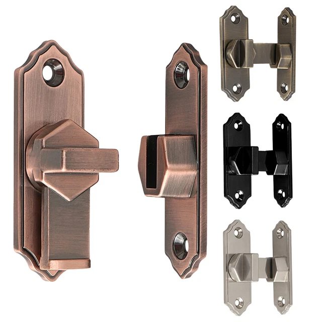 90 Degree Stainless Door Latch Sliding Screen Door Latch Barn Door Lock Hasp