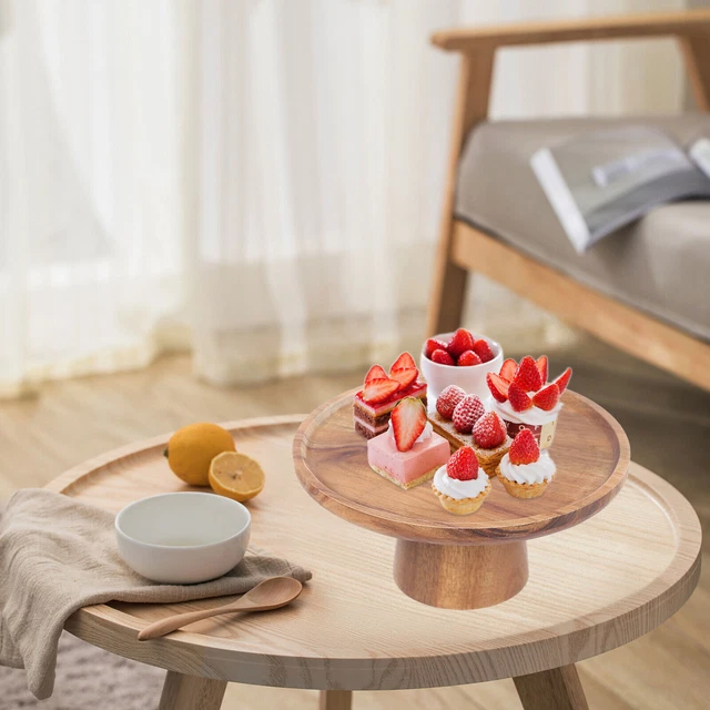 "Supporto per torte 8,46" vassoio per dessert frutta display plate supporto torte NUOVO}