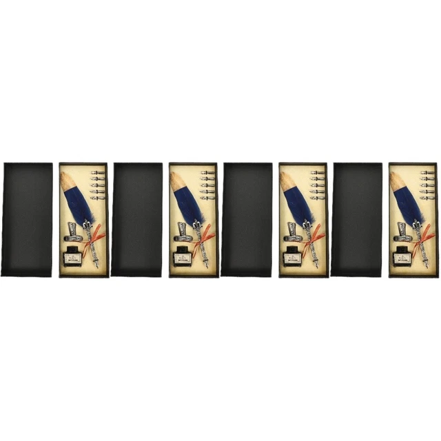 4 Sets Kalligraphie-Feder-Stift-Set Geschenkset Die Bürogeschenke