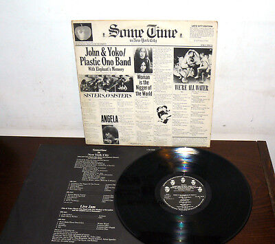 12" JOHN LENNON  & YOKO ONO SOMETIME IN MEW YORK CITY 2 LP vintage  ITALY 1972