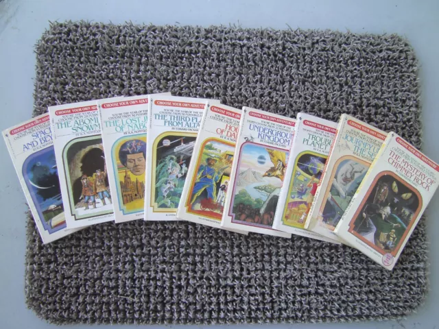 choose your own adventure 9 book lot
