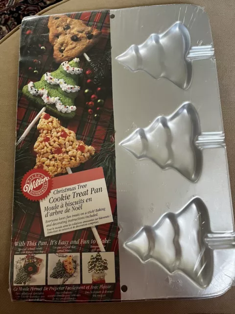 Wilton Christmas Tree Cookie -rice Krispy Treat Pan NEW Sealed . 1998