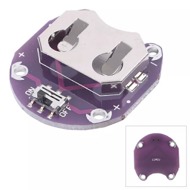 For Arduino LilyPad Coin Cell Battery Holder CR2032 Battery Mount Module e3