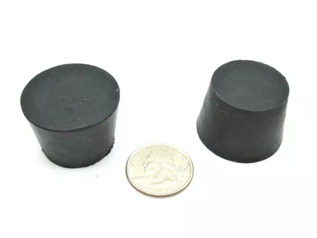 #6.5 Solid Rubber Stopper  Lab Tapered Plug Bung  No Hole  Fits 1 1/16"-1 3/8 ID