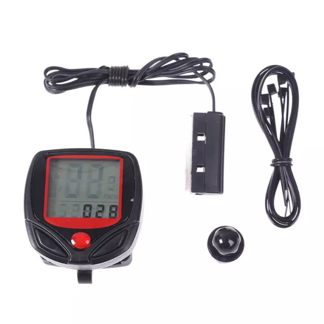 Waterproof Bicycle LCD Digital Display Odometer Speedometer Cycling Stopwatch