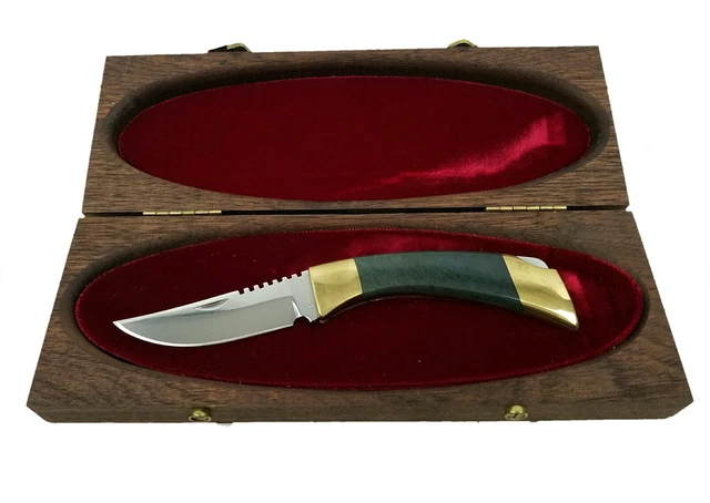 超希少！！browning wyoming jade collection 1980's Browning Jade Series Knives matched set of 3
