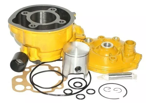 70cc MODIFICA D.47 GRUPPO TERMICO TESTA KIT per MINARELLI 50 AM4 AM6 50 GIALLO