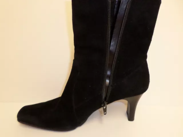 Ladies Nine West Ankle Boots-Side Zipper-Size 7M