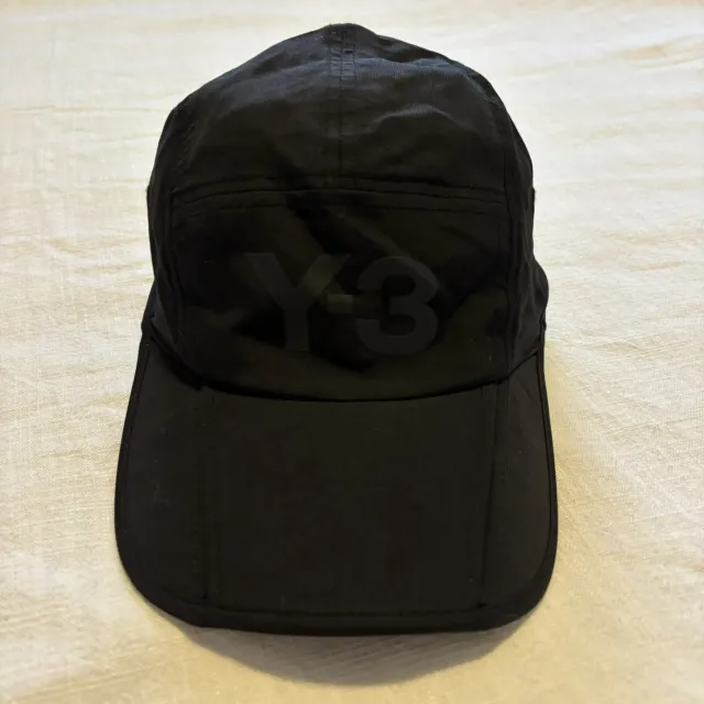 Y-3 (adidas x Yohji Yamamoto) Logo Baseball Cap Hat OS Black