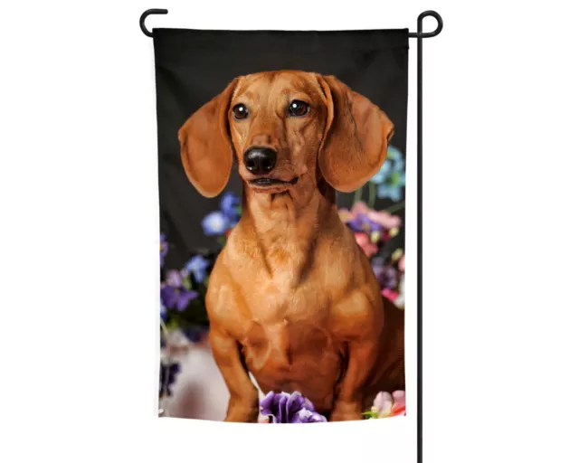 Dachshund Dog garden flag, yard flag, yard décor, Dog Garden Flag