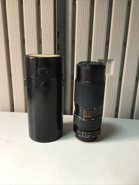 Lente zoom automático Rexatar 80-205 mm con estuche - No: 870200 - Hecho en Japón