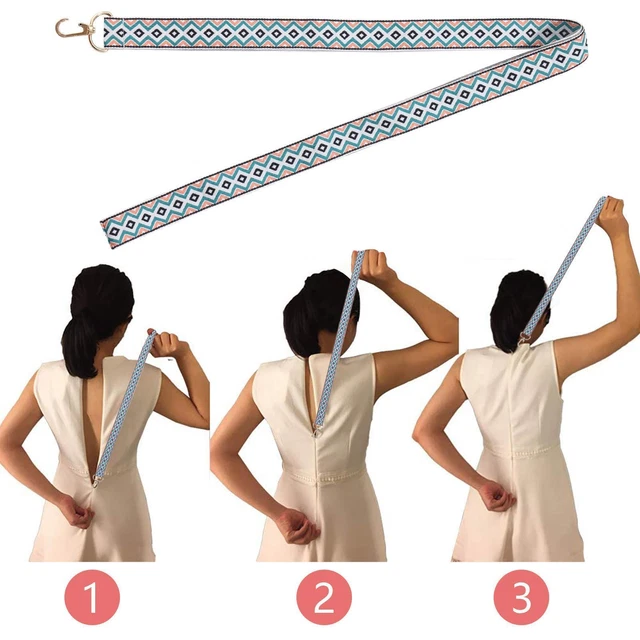 Extractor de cremallera de vestido rodillo auxiliar herramientas asistentes propio