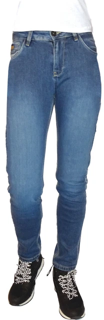 Jeans moto donna Ixon Billie (Light Stone Wash,30)