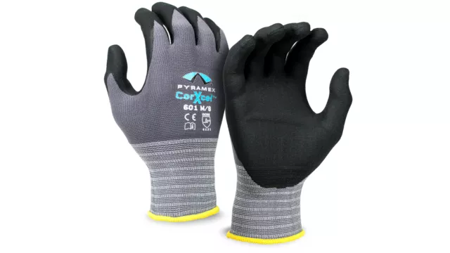 Nitrile Coated Work Gloves General Purpose Micro Foam Gloves Pyramex CorXcel