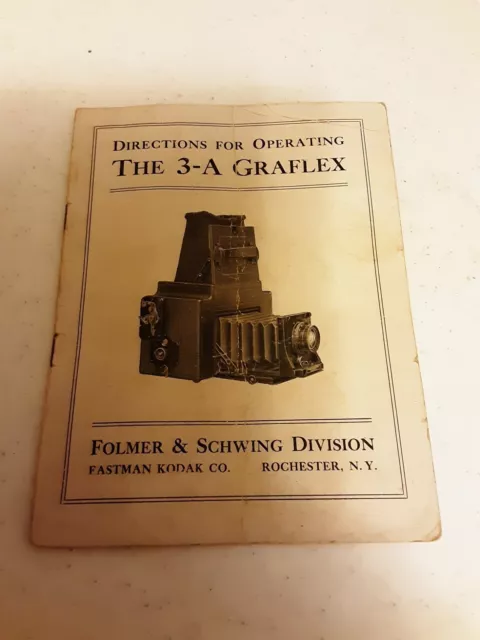 3A Graflex operating manual