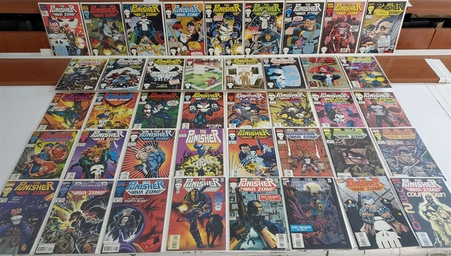 Punisher: War Zone #1-41 Marvel Comic Full Run Lot Hi Grade Nm/M 9.8