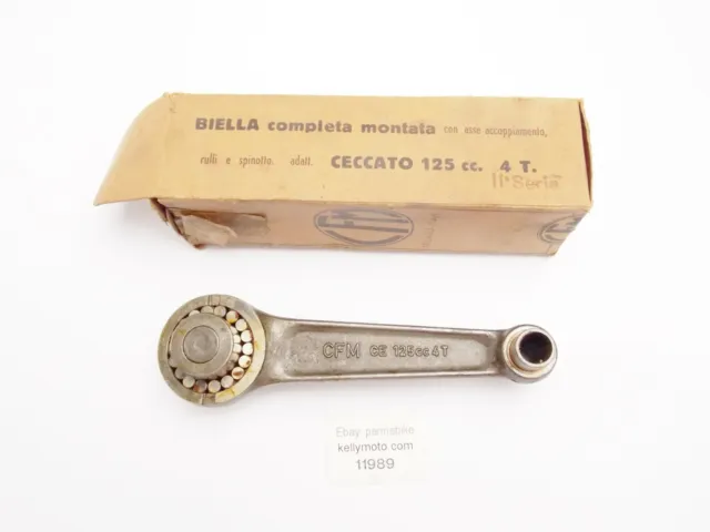 NOS CFM Pistone Connessione Asta+Cuscinetto+ Perno Ceccato 125 4-STROKE Serie 2