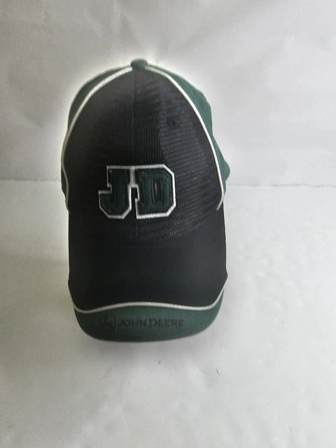 MPC Promotions John Deere Cap Hat Mens Green/Black Dad Cap Adjustable Strap