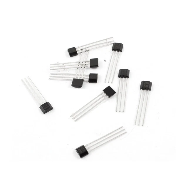 10Pcs 3 Pins Unipolar Hall Effect Sensor Magnetic Detector 2.5-20V