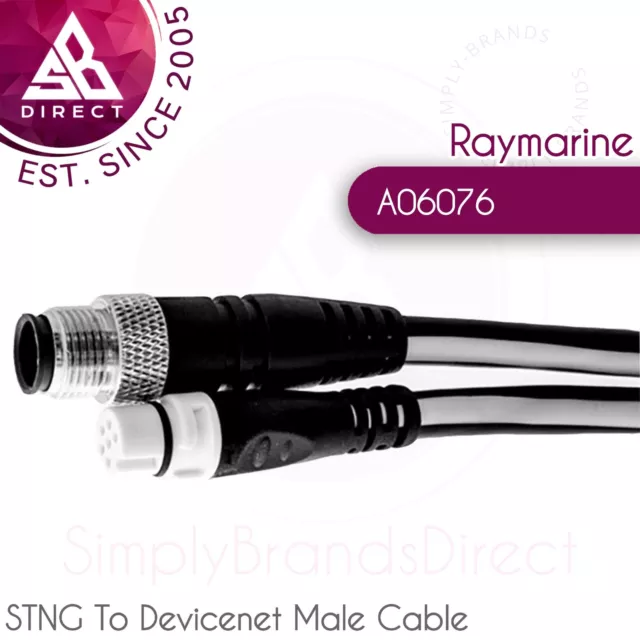 Raymarine Stng À Device-Net Mâle Câble Adaptateur │ Pour Marine Bateau │ 1m