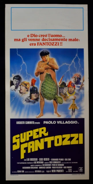 Affiche Super Fantozzi Paul Village Ferguson Bosisio Rider Famille B80