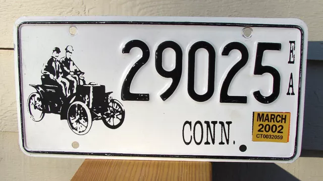 Connecticut EARLY AMERICAN License Plate # 29025
