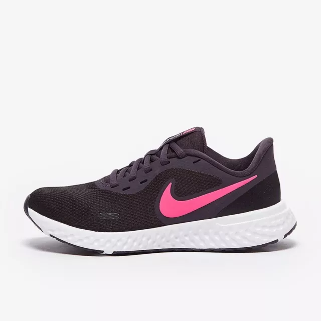 Nike Wmns Revolution 5 UK taglia 5 nere/iper-rosa-caverna viola-l ✨nuove 3