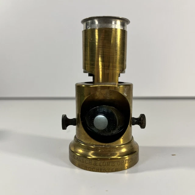 Antique Prairie Farmer Field Microscope Bausch & Lomb Optical Co Rochester 1886