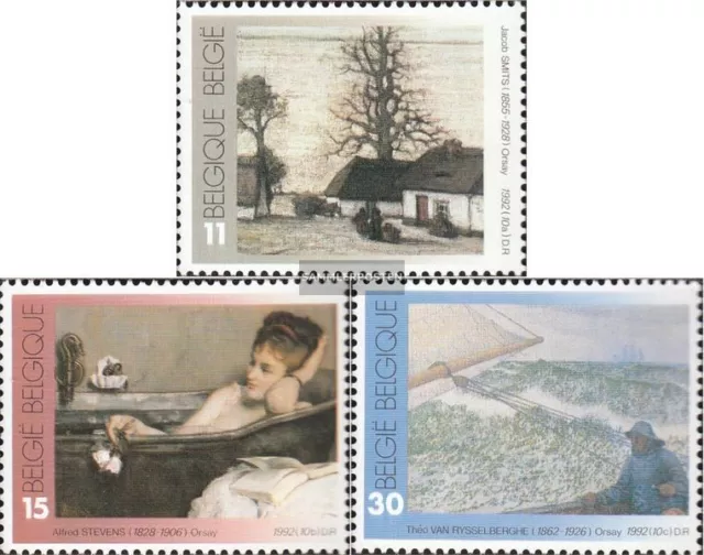 Belgique 2514-2516 (complète edition) neuf avec gomme originale 1992 belge Art