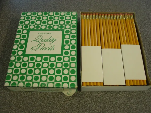 Vintage Benhurst Stark Office Baltimore MD 1/2 Gross Grade Degree 3 Hard Pencils