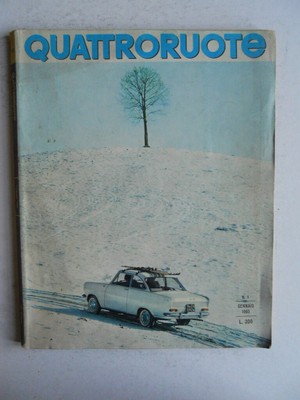 RENAULT 16 GENNAIO 1965 OPEL ADMIRAL QUATTRORUOTE N° 109 PEUGEOT 204 
