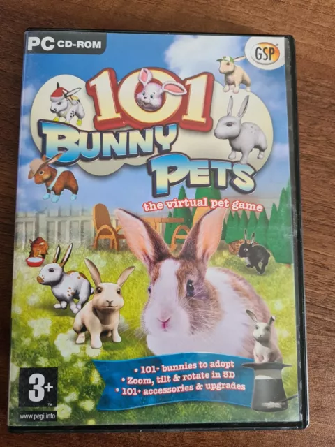 101 Bunny Pets cyber virtual pet PC game