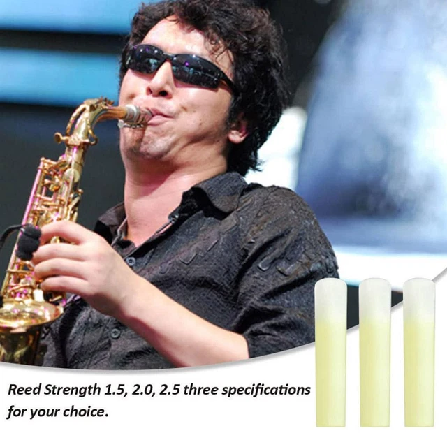 Alto Saxophone Reeds Sax Parts Accessories Synthetic Pack Resin of 3 US G4O2
