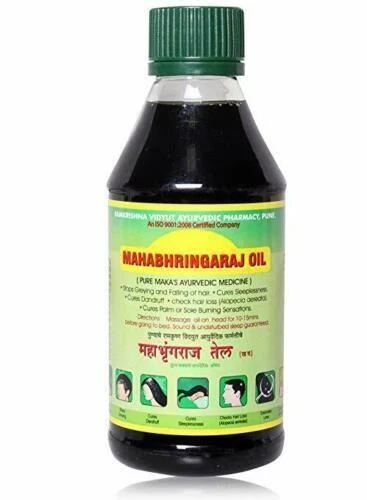 Aceite para el cabello Maha Bhringraj | Aceite Eclipta alba Brahmi Amla para el cuidado completo del cabello
