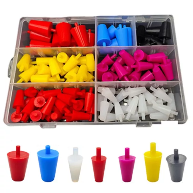 Heat Resistant Silicone Cone Plugs 60 Assorted Sizes for Coating Projects