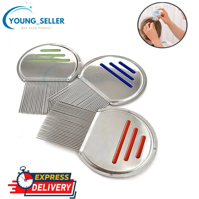 Nitty Gritty Lice Nit Comb Head Lice Treatment Stainless Steel Metal Comb