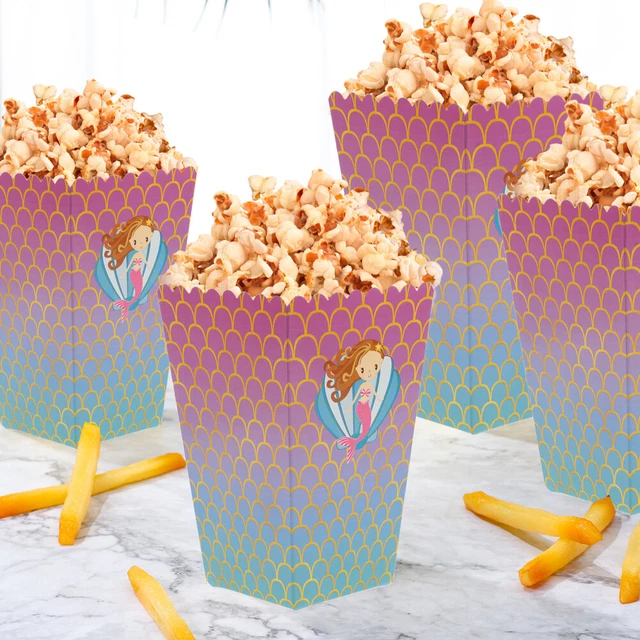 COHEALI Lot De 20 Boîtes à Bonbons Sirène Pour Fête D'anniversaire Sur Le Thème De La Sirène