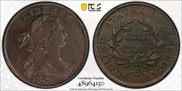 PCGS XF 1805 Draped Bust Large Cent early copper no attribution Rare Variety?