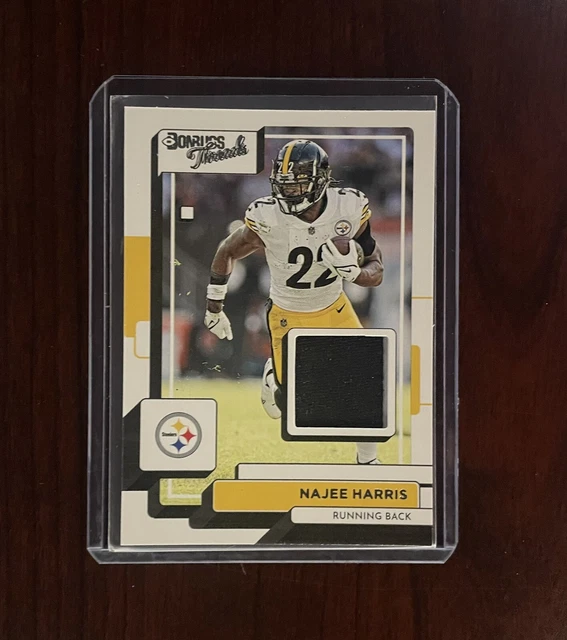 2022 Donruss Najee Harris Threads Jersey Patch Pittsburgh Steelers #TH-20