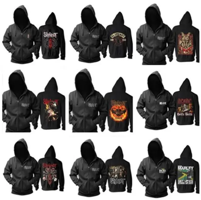 Zip Sweatshirt Slipknot Jacket Cosplay Long Sleeve Hoodie commemorate Coat Top L