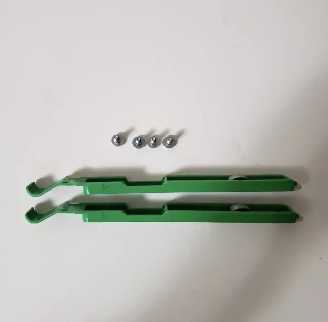 Lot de deux rails de disque dur vert Dell avec vis Assy 21TUG PC + ABS FR (40)