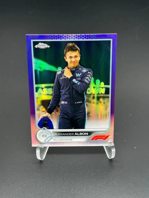 2023 TOPPS CHROME F1 Oscar Piastri RC #40 réfracteur de portrait