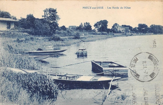 Cpa 60 Precy Sur Oise / Les Bords De L'oise
