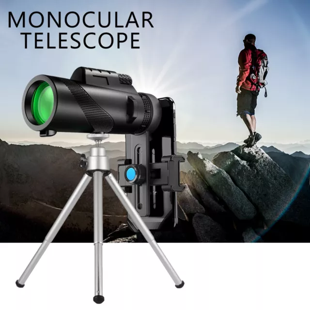 Monokular Teleskop HD Monokular Mit Nachtsicht Tragbar Jagd Camping DE